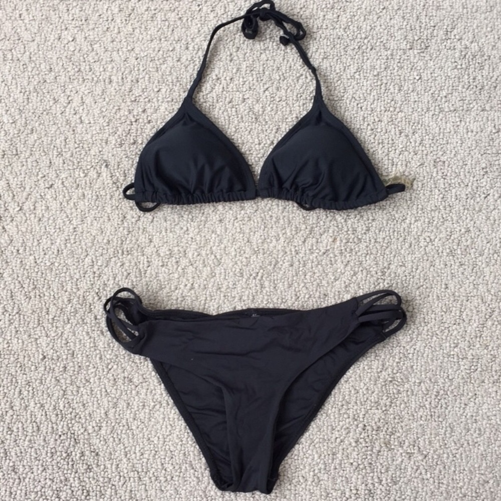 Super cute quint soul designer black bikini sz S